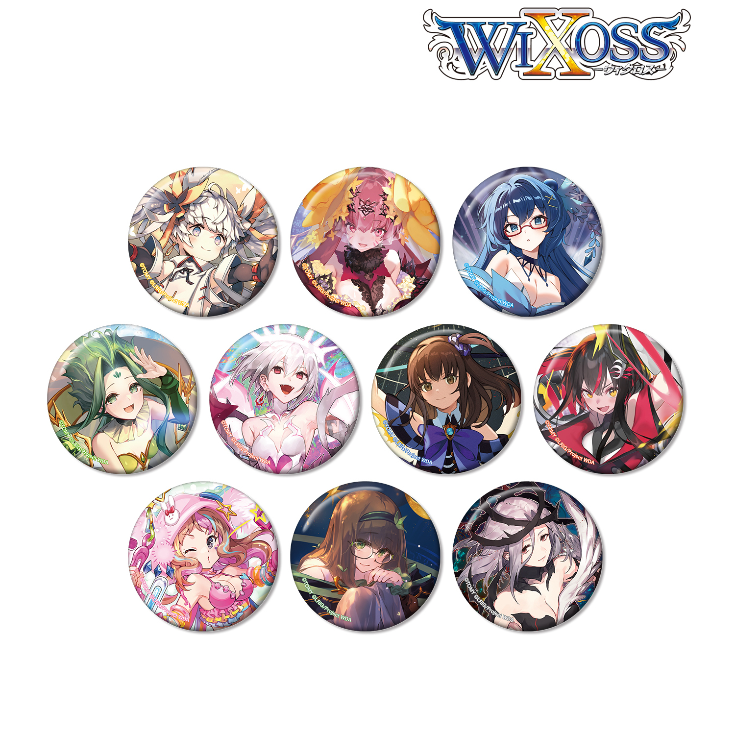 【予約2025年05月】ウィクロス（WIXOSS） トレーディング缶バッジ 10パック入りBOX アルマビアンカ