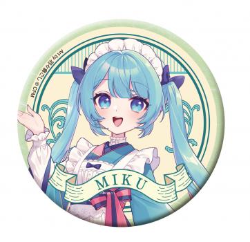 【予約2025年05月】初音ミクシリーズ 缶バッジ A 初音ミク 和風喫茶 ムービック