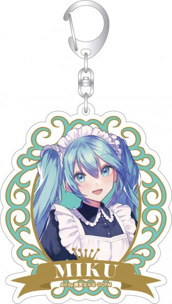 【予約2025年05月】初音ミクシリーズ オーロラアクリルキーホルダー A 初音ミク メイド＆執事 ムービック