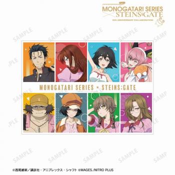 【予約2025年05月】物語シリーズ×STEINS;GATE 描き下ろし 集合B コラボイラストver. A3マット加工ポスター アルマビアンカ