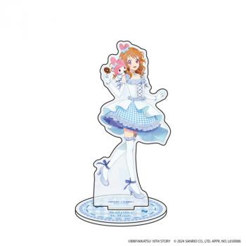 【予約2025年03月】ホログラムアクリルスタンド「アイカツ!シリーズ×サンリオキャラクターズ」02/大空 あかり×マイメロディ(等身イラスト) A3