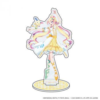 【予約2025年03月】ホログラムアクリルスタンド「アイカツ!シリーズ×サンリオキャラクターズ」07/ハナ×ウサハナ(等身イラスト) A3