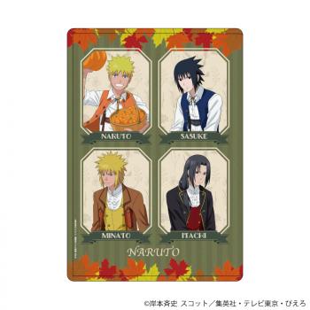 【予約2025年03月】キャラクリアケース「NARUTO-ナルト- 疾風伝」29/ナルト＆サスケ＆ミナト＆イタチ 収穫祭ver.(描き下ろしイラスト) A3