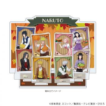 【予約2025年03月】プレミアム アクリルジオラマプレート「NARUTO-ナルト- 疾風伝」01/集合デザイン 収穫祭ver.(描き下ろしイラスト) A3