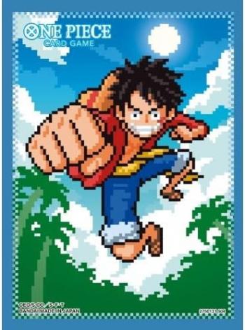 ONE PIECEカードゲーム オフィシャルカードスリーブ8 モンキー・D・ルフィ(ドット)【送料込み】