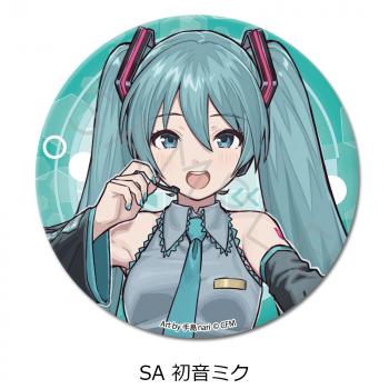 【予約2025年03月】『初音ミク＆ピアプロキャラクターズ』 丸型缶バッジ(76mm) 6パック入りBOX シンクイノベーション