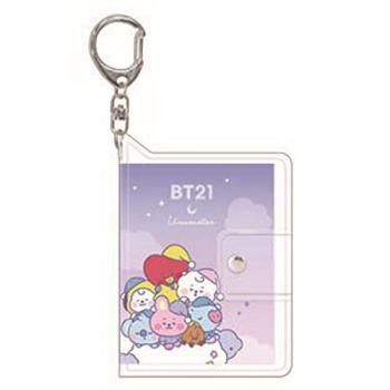 BT21 キーホルダーメモ オヤスミ