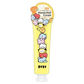 BT21 ハンド&ネイルクリーム イエロー さっぱりタイプ