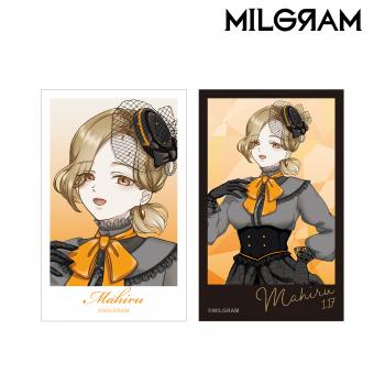 【予約2025年04月】MILGRAM -ミルグラム- 描き下ろし マヒル バースデーver. 第2弾 インスタントカメラ風イラストカード2枚セット アルマビアンカ