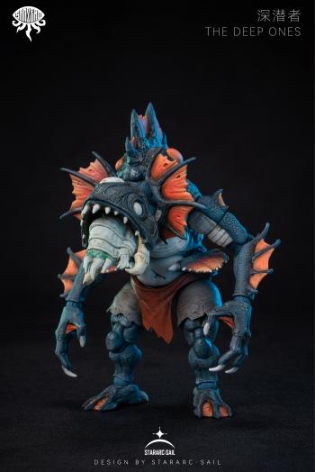 【予約2025年03月】SAN ZEROシリーズ THE DEEP ONES(ザ ディープ ワンズ) 可動フィギュア(オレンジ) STARARC TOYS