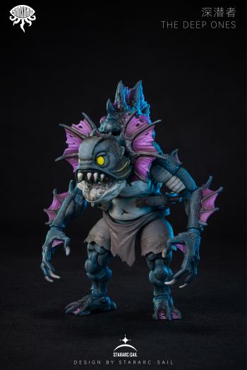 【予約2025年03月】SAN ZEROシリーズ THE DEEP ONES(ザ ディープ ワンズ) 可動フィギュア(パープル) STARARC TOYS