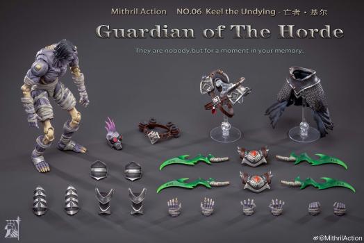 【予約2025年03月】Guardian of The Horde(ガーディアンオブザホード) NO.06 Keel the Undying(キールザアンダイイング) 1/10スケール可動フィギュア Mithril Action