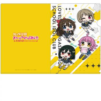 【予約2025年03月】ラブライブ！虹ヶ咲学園スクールアイドル同好会 ぺたん娘クリアファイル 1年生 ペンギンパレード