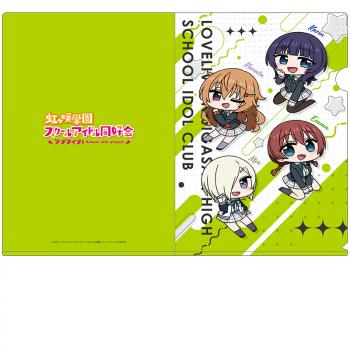 【予約2025年03月】ラブライブ！虹ヶ咲学園スクールアイドル同好会 ぺたん娘クリアファイル 3年生 ペンギンパレード