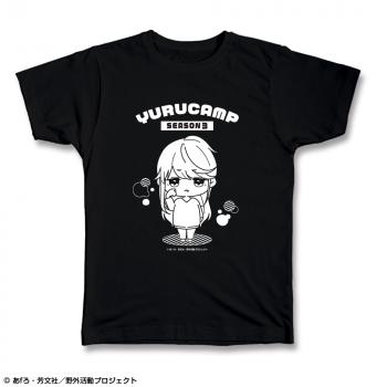 【予約2025年04月】ゆるキャン△ SEASON3 Tシャツ Lサイズ デザイン02(志摩リン)【ゆるぷに】 ライセンスエージェント