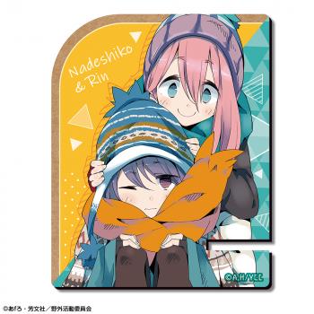 【予約2025年04月】ゆるキャン△ 木製スマホスタンド Ver.3 デザイン02(各務原なでしこ&志摩リン/B) ライセンスエージェント