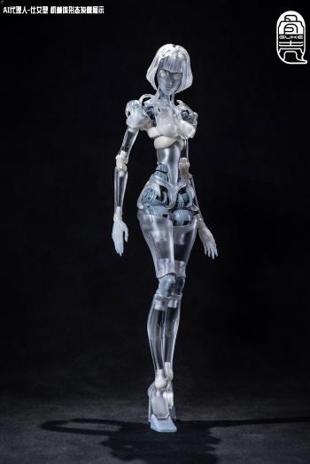 【予約2025年06月】GK01FEC1 AI代理人 仕女型C1 透明Ver. 1/12スケール 可動フィギュア素体 骨殻工房