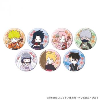 缶バッジ「NARUTO＆BORUTO」15/和楽器ver. グラフアートイラスト 7個入りBOX  A3