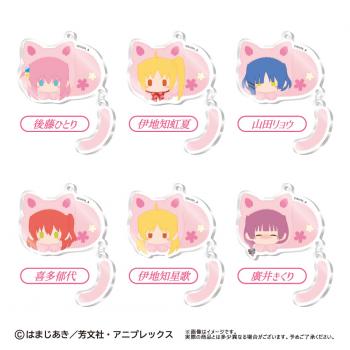 【予約2025年06月】ぼっち・ざ・ろっく！ ぷらぷらアクリルキーホルダー 6パック入りBOX タピオカ