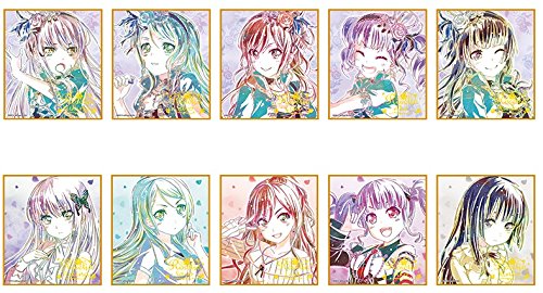 【送料無料】バンドリ！ ガールズバンドパーティ！ Ani-Art トレーディングミニ色紙 Roselia ver.【予約7月発売】ブシロードクリエイティブ 1BOX:10個入り