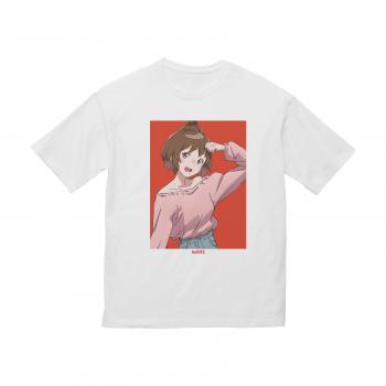 【予約2024年10月】夜のクラゲは泳げない描き下ろし 光月まひる 渋カジファッションver. BIGシルエットTシャツユニセックス(サイズ/S) アルマビアンカ