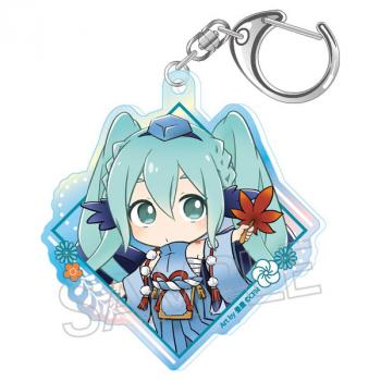 【予約2024年08月】初音ミク 百鬼夜行 オーロラアクリルキーホルダー 烏天狗 ツインクル