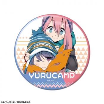 【予約2024年08月】ゆるキャン△ 缶バッジ デザイン08(各務原なでしこ&志摩リン/A) ライセンスエージェント