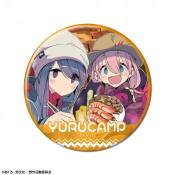 【予約2024年08月】ゆるキャン△ 缶バッジ デザイン09(各務原なでしこ&志摩リン/B) ライセンスエージェント