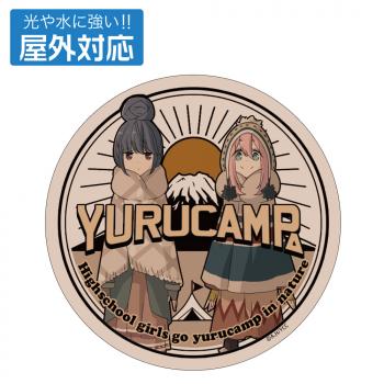 【予約2024年09月】『ゆるキャン△』 なでしこ＆リン 屋外対応ステッカー コスパ