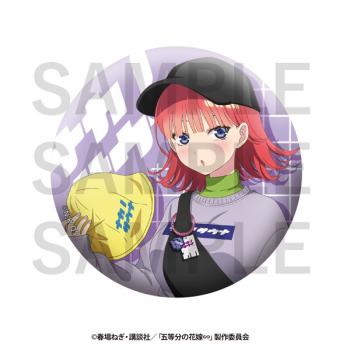 【予約2024年10月】「五等分の花嫁∽」 -サウナ行こう!- メタリック缶バッジ 中野 二乃 イーディス