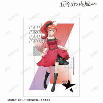 【予約2024年10月】五等分の花嫁∽ rockin’starコラボ 描き下ろし 中野五月 ロックアイドルver. A3マット加工ポスター アルマビアンカ