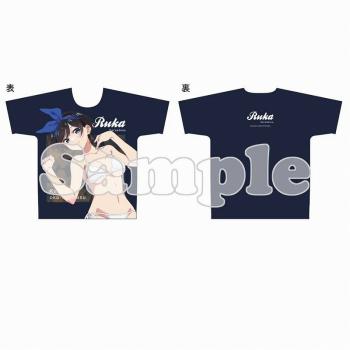 【予約2024年09月】彼女、お借りします第3期 フルグラフィックTシャツ 更科瑠夏 XL エムズファクトリー