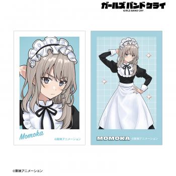 【予約2024年12月】ガールズバンドクライ 描き下ろし 河原木 桃香 メイド風ver. インスタントカメラ風イラストカード2枚セット アルマビアンカ