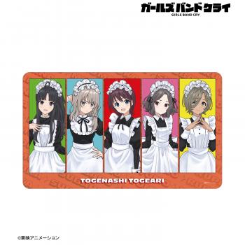 【予約2024年12月】ガールズバンドクライ 描き下ろし トゲナシトゲアリ 集合 メイド風ver. マルチデスクマット アルマビアンカ