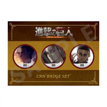 【予約2024年09月】進撃の巨人 缶バッジセットB エレン coly