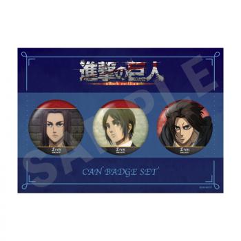 【予約2024年09月】進撃の巨人 缶バッジセットC エレン coly