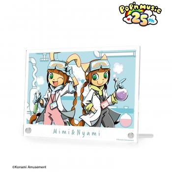 【予約2024年12月】pop'n music ミミ&ニャミ A5アクリルパネル アルマビアンカ