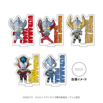 【予約2024年09月】アクリルぷちスタンド「ウルトラマンタイガ」02/ブラインド(全5種)(ミニキャライラスト) 5パック入りBOX A3