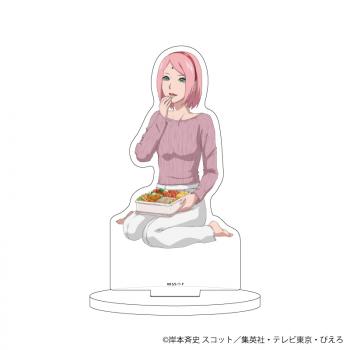 【予約2024年09月】アクリルスタンド「BORUTO-ボルト- NARUTO NEXT GENERATIONS」17/うちはサクラ ピクニックver.(描き下ろしイラスト) A3