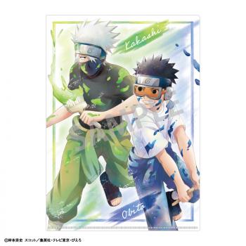 【予約2024年09月】NARUTO-ナルト- 疾風伝 A4シングルクリアファイル はたけカカシ＆うちはオビト ペイント カミアニTOUCHver. カミオジャパン