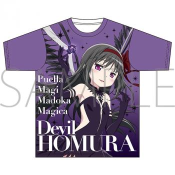 【予約2024年09月】魔法少女まどか☆マギカ フルグラフィックTシャツ／悪魔ほむら ムービック