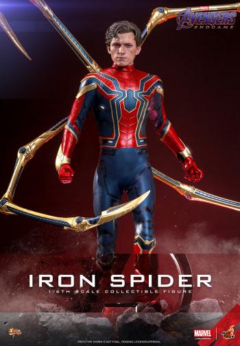 【予約2025年08月】ムービー・マスターピース 『アベンジャーズ/エンドゲーム』 1/6スケールフィギュア アイアン・スパイダー ホットトイズ