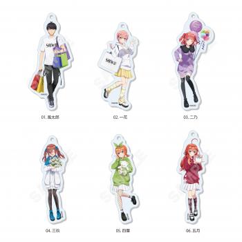 【予約2024年10月】五等分の花嫁∽ アクリルキーホルダー /01 BOXA 6パック入りBOX CS.FRONT