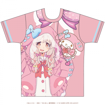 【予約2024年10月】お兄ちゃんはおしまい！×サンリオキャラクターズ カラーTシャツ 緒山まひろ×マイメロディ（L） Up Fields