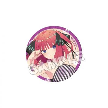 【予約2024年10月】五等分の花嫁∽／描き下ろし缶バッジ(水着)／中野二乃 TBSグロウディア