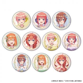 【予約2024年10月】五等分の花嫁∽ 缶バッジコレクションガム 10パック入りBOX ジーベック