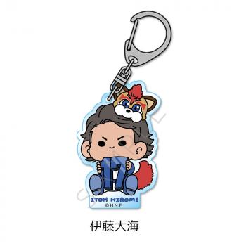 【予約2024年09月】『北海道日本ハムファイターズ』アクリルキーホルダー mochocho-C（伊藤大海） シンクイノベーション