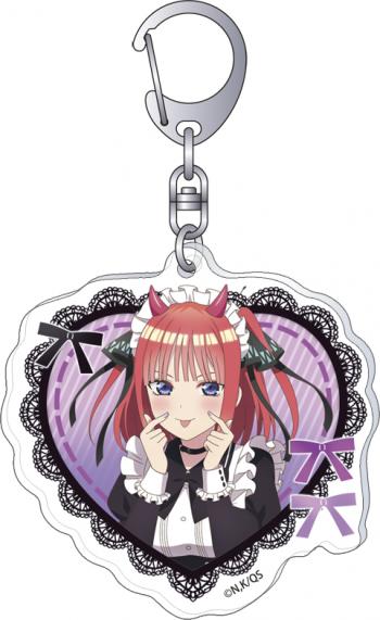 【予約2024年10月】五等分の花嫁∽ アクリルキーホルダー／（小悪魔メイド） 中野二乃 ムービック