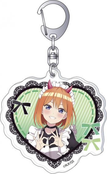 【予約2024年10月】五等分の花嫁∽ アクリルキーホルダー／（小悪魔メイド） 中野四葉 ムービック