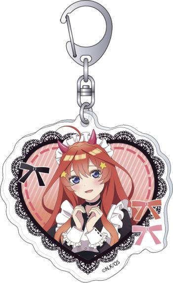 【予約2024年10月】五等分の花嫁∽ アクリルキーホルダー／（小悪魔メイド） 中野五月 ムービック